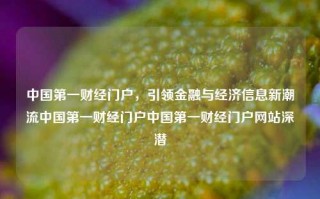 中国第一财经门户，引领金融与经济信息新潮流中国第一财经门户中国第一财经门户网站深潜