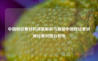 中国财经素材的深度解析与展望中国财经素材财经素材图台积电