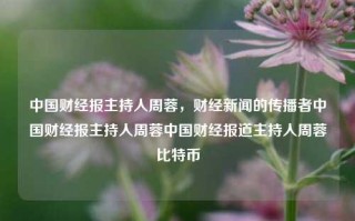 中国财经报主持人周蓉，财经新闻的传播者中国财经报主持人周蓉中国财经报道主持人周蓉比特币