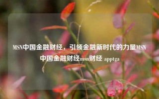 MSN中国金融财经，引领金融新时代的力量MSN中国金融财经msn财经 apptga