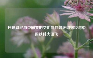 环球财经与中国梦的交汇与共融环球财经与中国梦科大讯飞