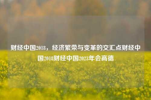 财经中国2018，经济繁荣与变革的交汇点财经中国2018财经中国2023年会高德-第1张图片-中国财经