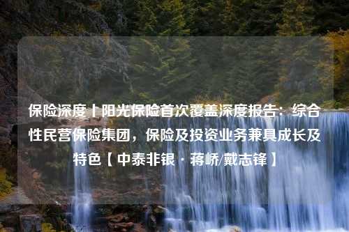 保险深度丨阳光保险首次覆盖深度报告：综合性民营保险集团，保险及投资业务兼具成长及特色【中泰非银·蒋峤/戴志锋】