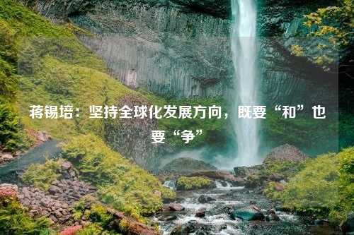 蒋锡培：坚持全球化发展方向，既要“和”也要“争”