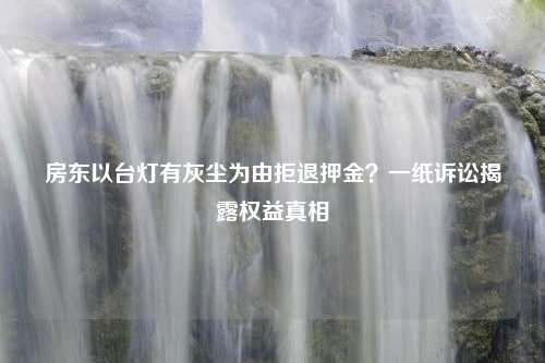 房东以台灯有灰尘为由拒退押金？一纸诉讼揭露权益真相